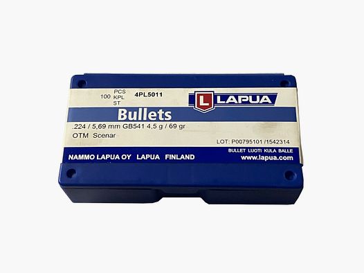 OGIVA LAPUA 5,6MM(224″) 69GR. SCENAR