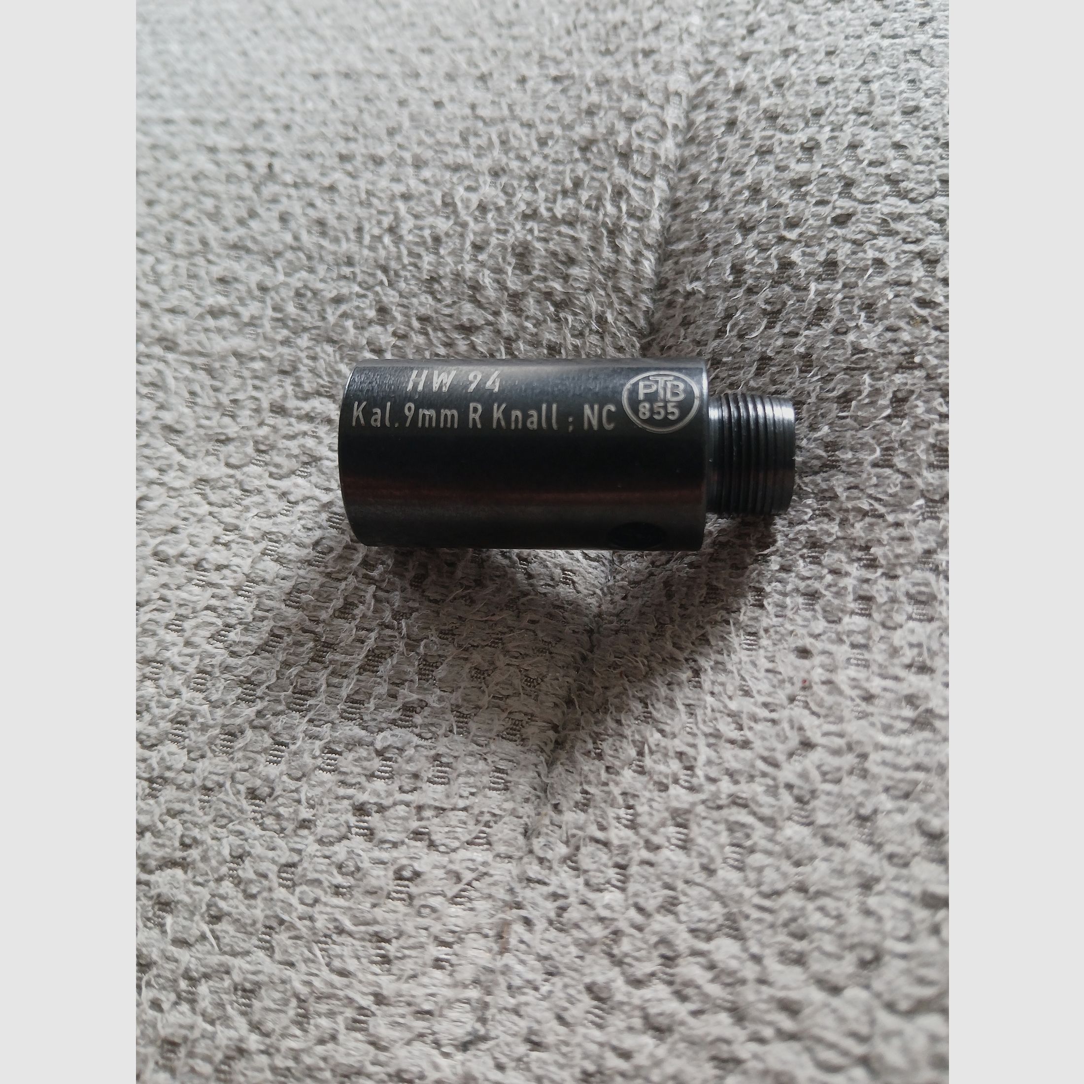 Copa de lanzamiento / cañón adicional Weihrauch HW 94 PTB 855 Cal. 9 mm R Knall