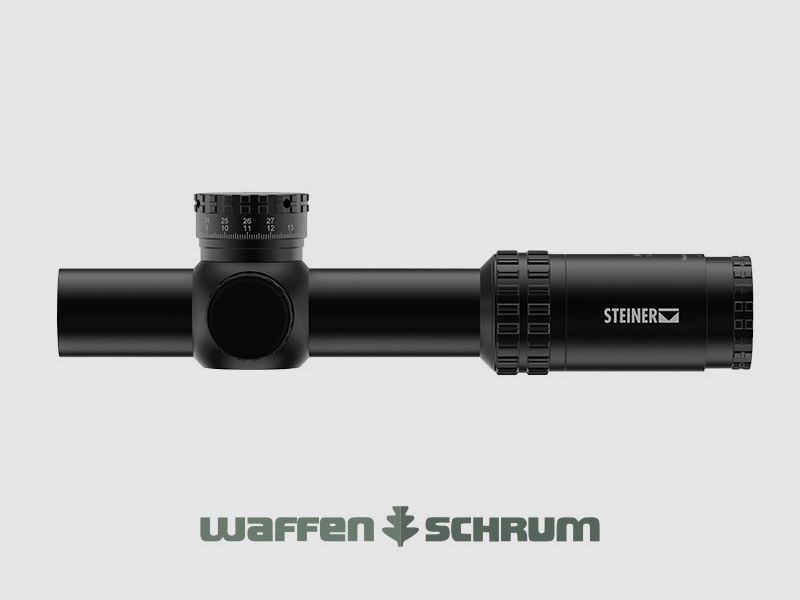 Steiner M8XI - 1-8x24 ohne Schiene / Farbe Schwarz Parallaxenausgleich