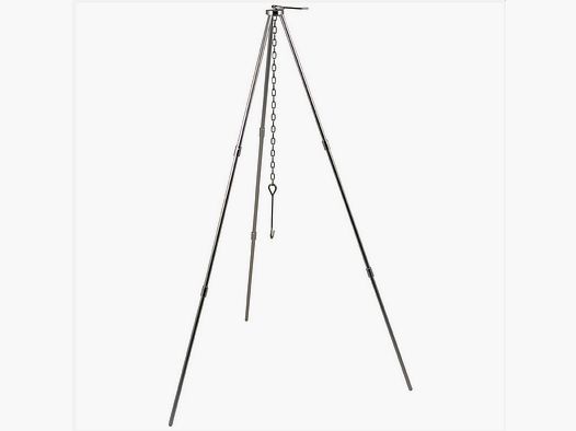 Trípode FOX Outdoor, "Trekking", Alu, con cadena y gancho