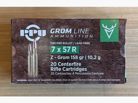 PPU Grom Line - bleifrei - Kal. 7x57R - 10,2g - 158gr