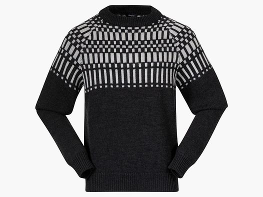 Bergans Nordmarka Merino Pullover Herren Dark Shadow Grey/Aluminium L