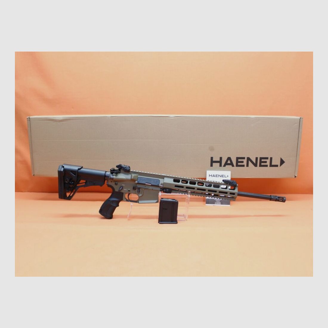 HAENEL Ha.Büchse .223Rem HAENEL CR223 OLIV Gas-Piston-System AR-15, 16,5"Lauf/ M-LOK System lang/Feinabzug