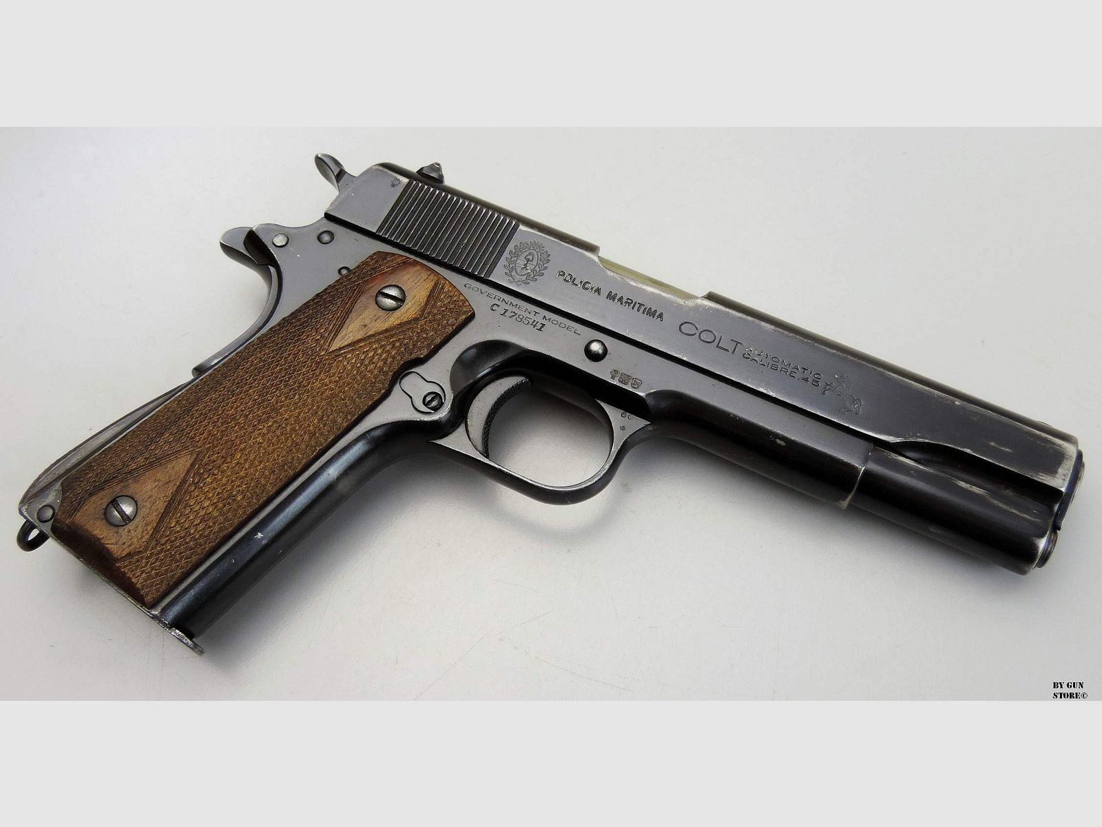 Colt pistol mod. 1911A1 cal. 45 Acp POLICIA MARITIMA Argentina, image 4 of 12