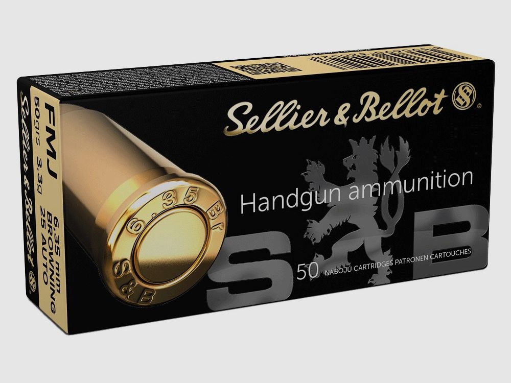 Sellier & Bellot Patronen 25 ACP (6,35) FMJ, Bild 1 von 2