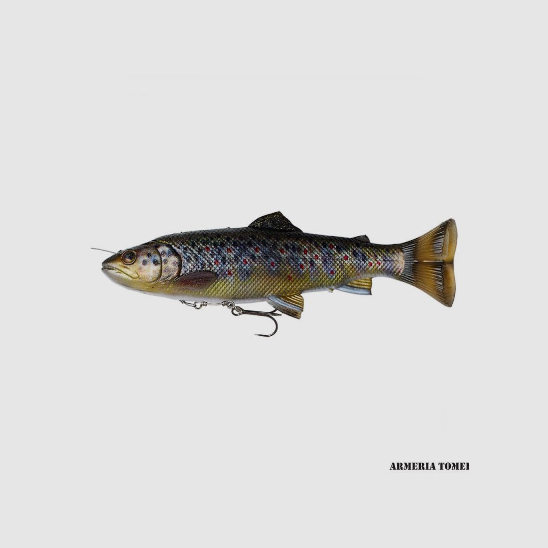 SAVAGE GEAR – 4D LINE THRU PULSE TAIL FORELLE 16cm – 6 1/3″ 51g-1 4/5 oz LANGSAM SINKEND Braune Forelle