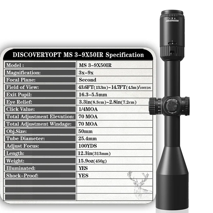 DISCOVERYOPT MS 3-9X50IR-SFP-MOA, Bild 3 von 9