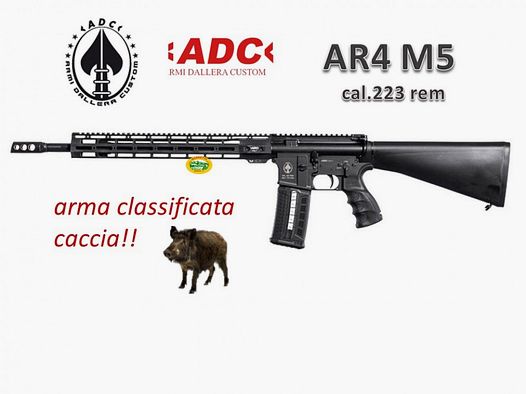 ADC AR4 cal.223 rem 18´´ - arma caccia - B4