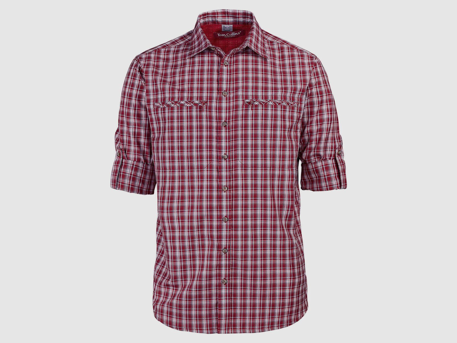 Tom Collins Herren-Funktions-Langarmhemd