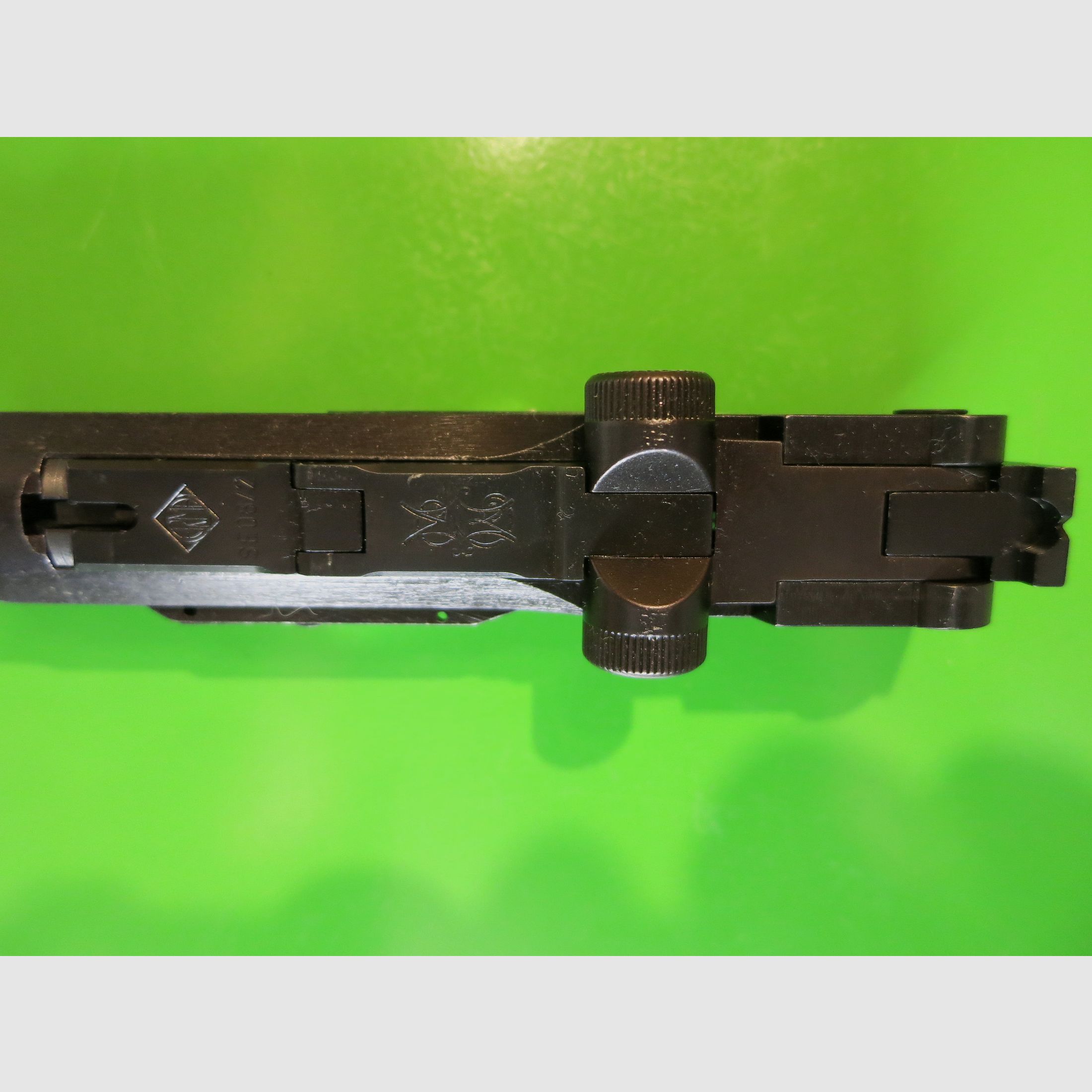 Parabellum-Pistole, Luger Pistole 08, Kaliber 22lr, ERMA-Wechselsystem im original 08-Lauf     #55-