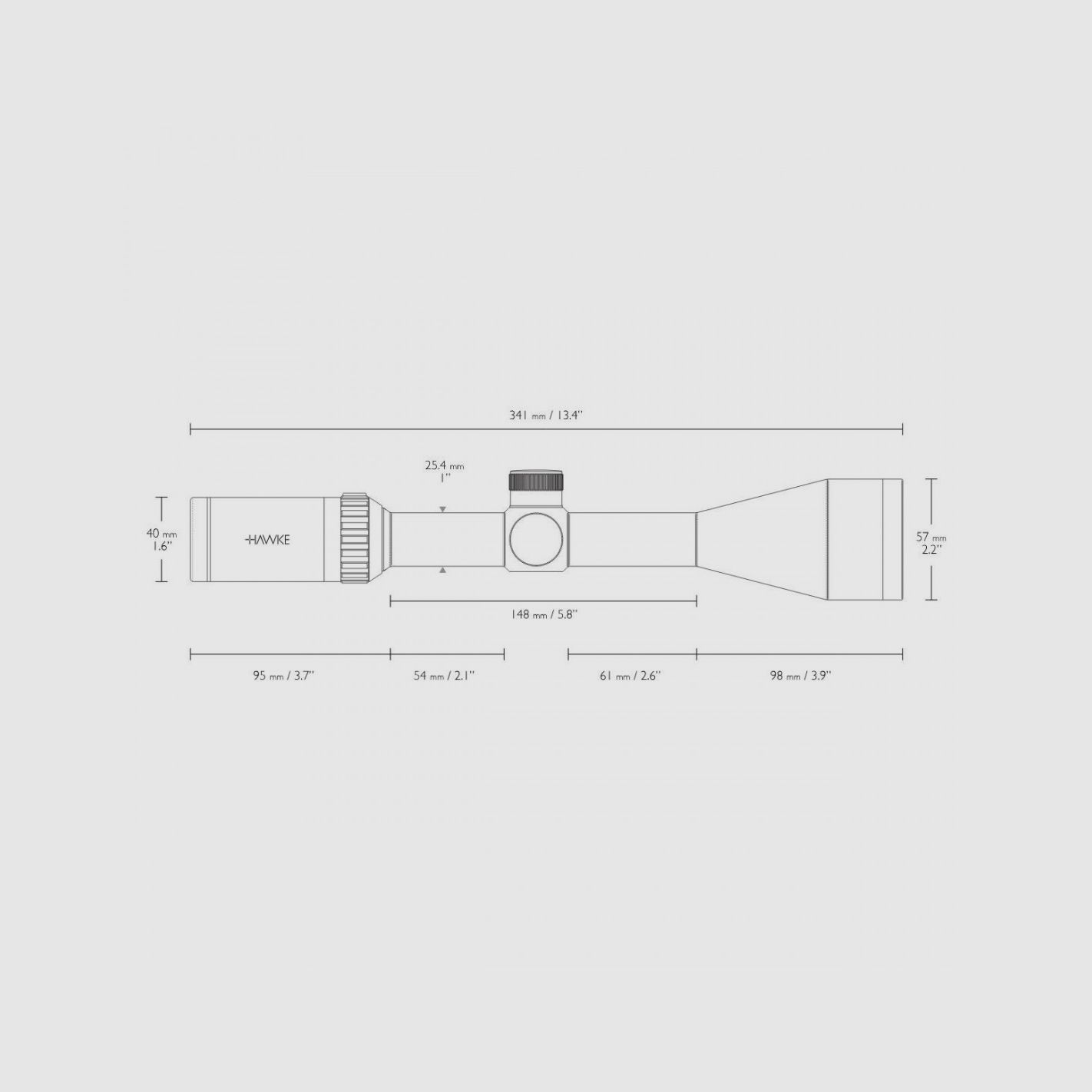 HAWKE VANTAGE RIMFIRE IR 3-9X40 22LR HV, Bild 4 von 4