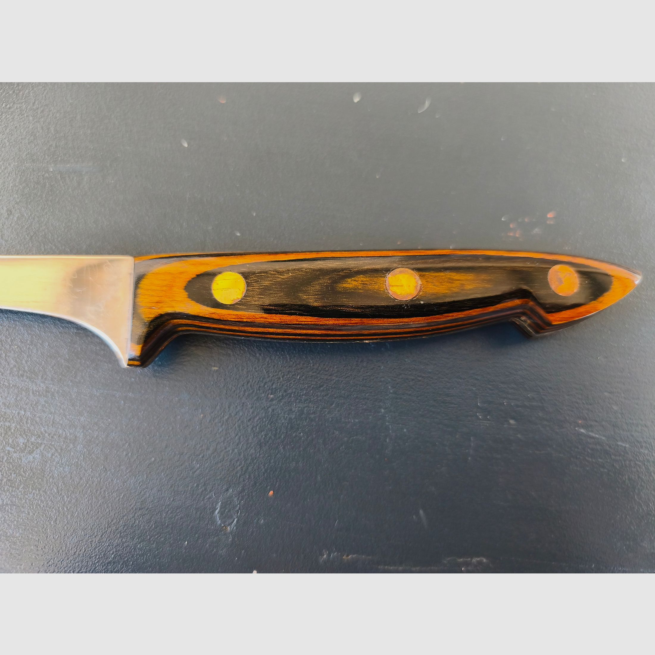 Coltello da filettare Leech Lake con manico marrone