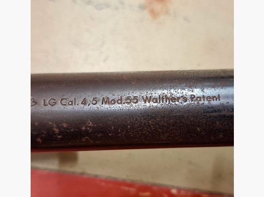 Einzelteile /Ersatz Walther LG Cal.  4,5 Mod 55 Walthers Patent