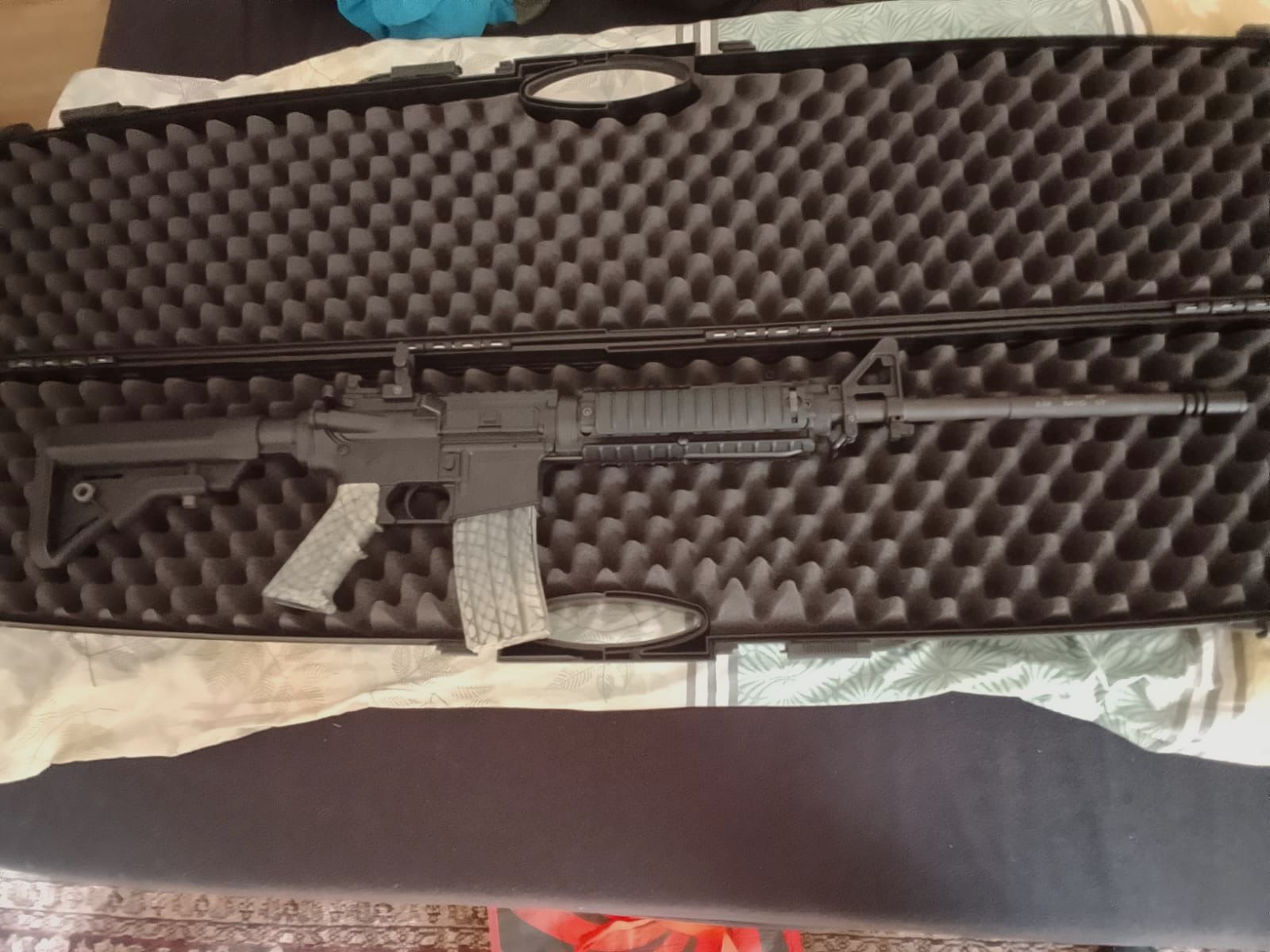 M4 Carbine Kipplauf 4,5mm + Tasche