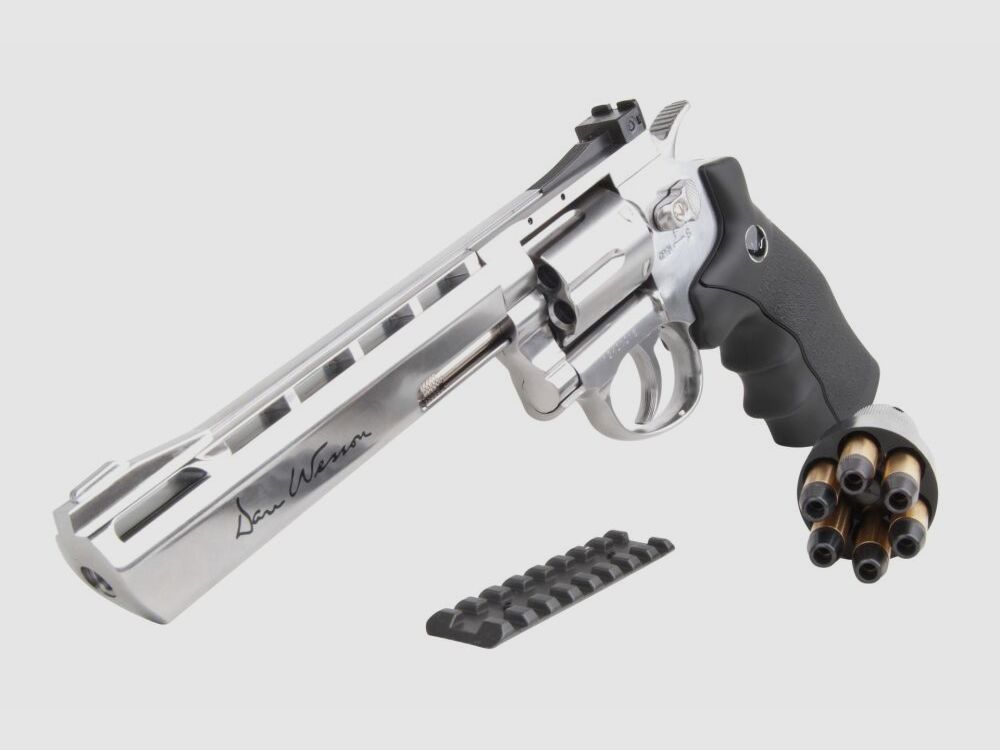 Dan Wesson 6" .177 Silber 4,5mm Druckluft Co2