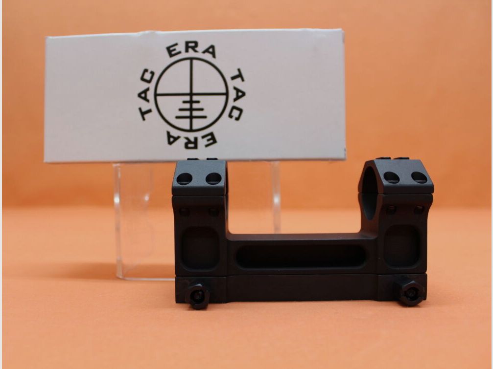 Recknagel Era-Tac montaggio blocco 30mm (T5013-0033) con dado, alluminio nero, BH=33mm per, immagine 1 di 3