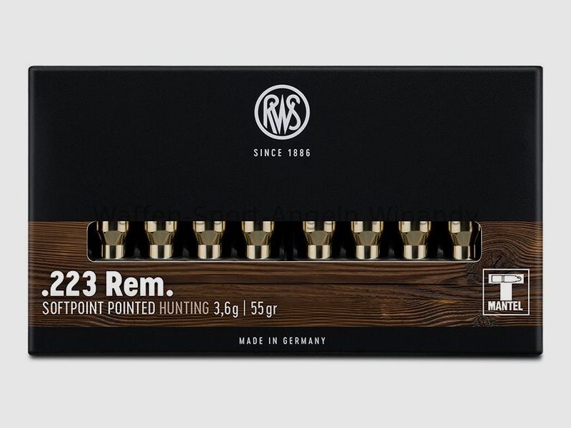 RWS	 223 Rem TMS 3,6/55 20er
