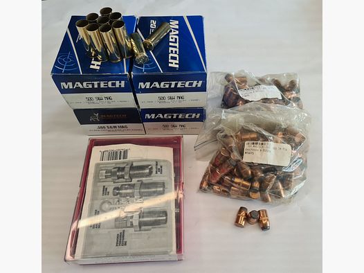 .500 S&W Magnum Wiederlader Material