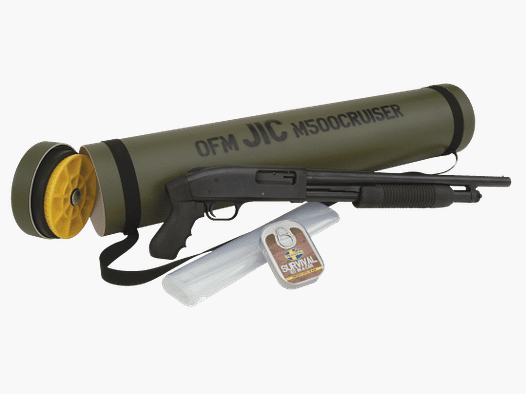 Mossberg 500JIC Cruiser 18,5" w pojemniku Survival
