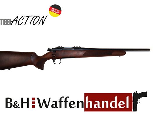 sofort Lieferbar: Steel Action Hunting Short HS .308 LL 450mm  Geradezug-Repetierbüchse