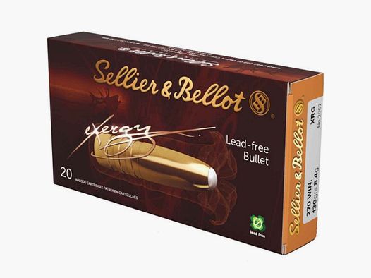 .270 Win. eXergy lead-free 8.4g/130grs. Sellier & Bellot