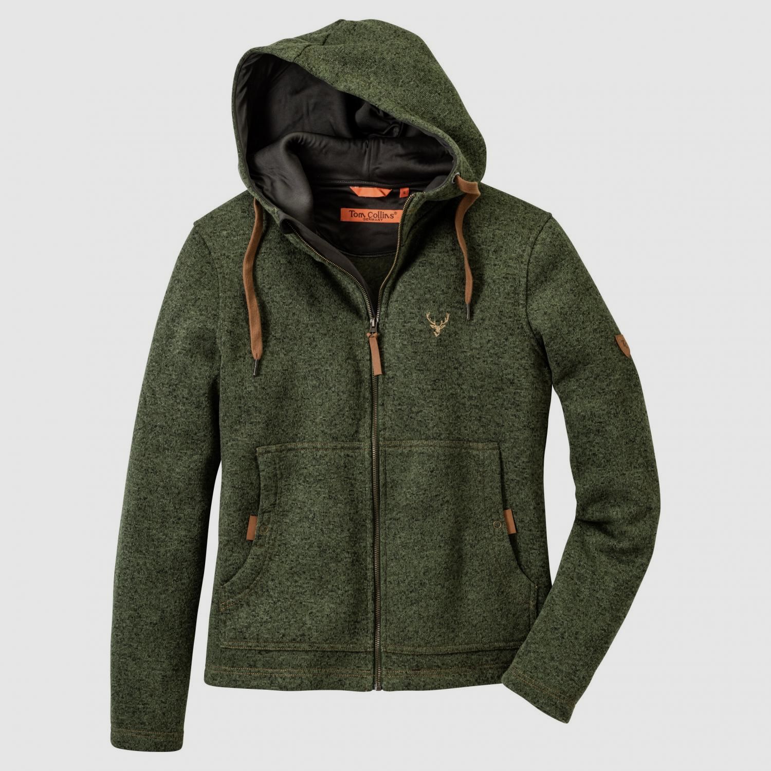 Adisur Strickfleecejacke Damen (Trachtengrün)