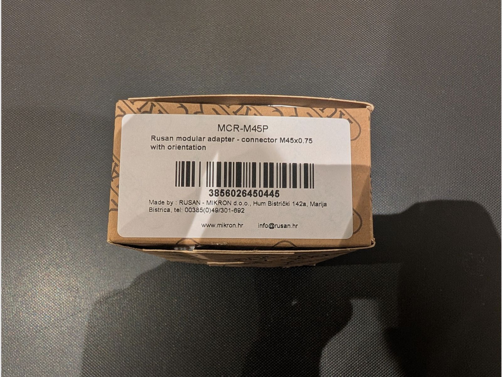 Rusan MCR M45x0,75 für z.B Zentron
