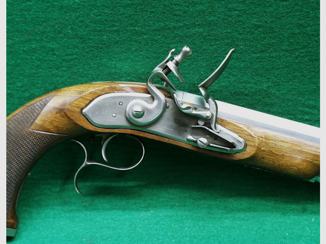 Artax	 Boutet Steinschloßpistole, Kal.45 glatt, steel finish