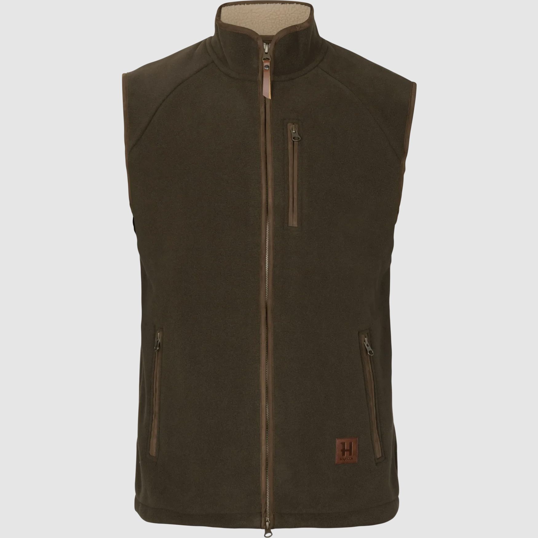 Härkila Sandhem Sherpa Fleeceweste Herr Willow green L
