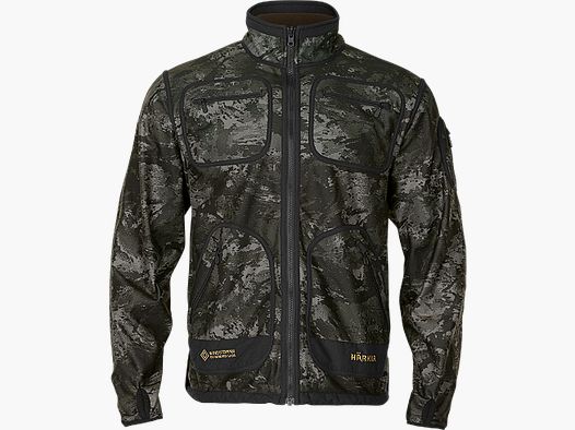 Härkila Kamko Noctyx WSP Reversible Fleece Jacket AXIS MSP Black/Weed Green L