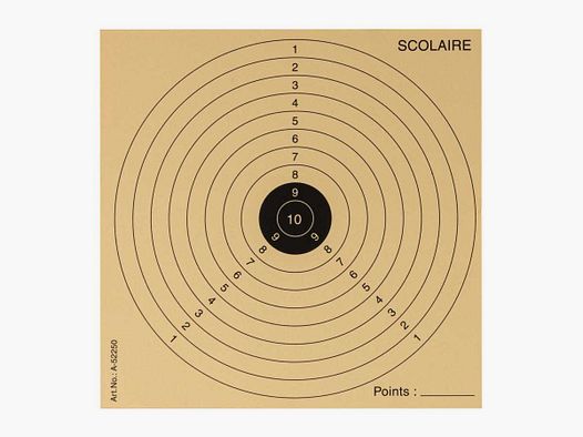 1000 paper targets 15 x 15 cm