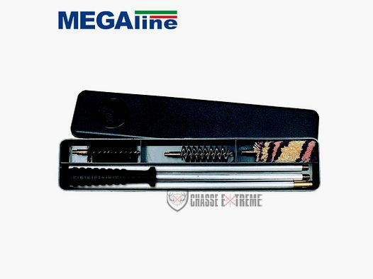 Kit de Limpieza MEGALINE en Caja de Plástico Cal. 22 Lr
