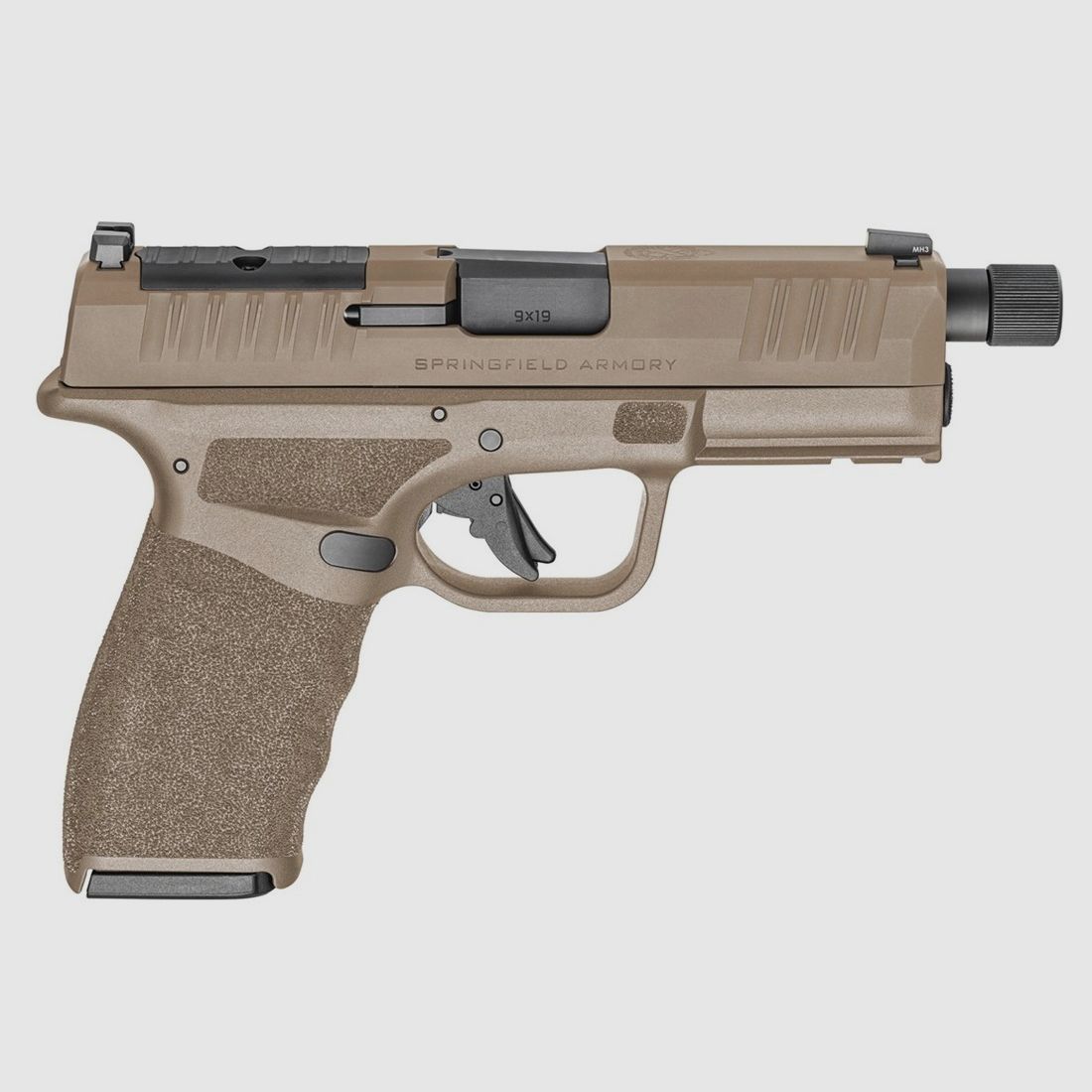HS Hellcat Pro OSP 4.4" Threaded Barrel Desert FDE, image 2 of 4