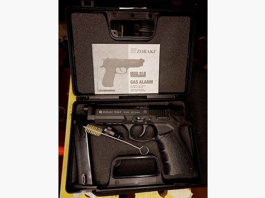 Zoraki 918 -P 9mm P.A.K. brüniert (PTB 1072) neuwertig Z 918