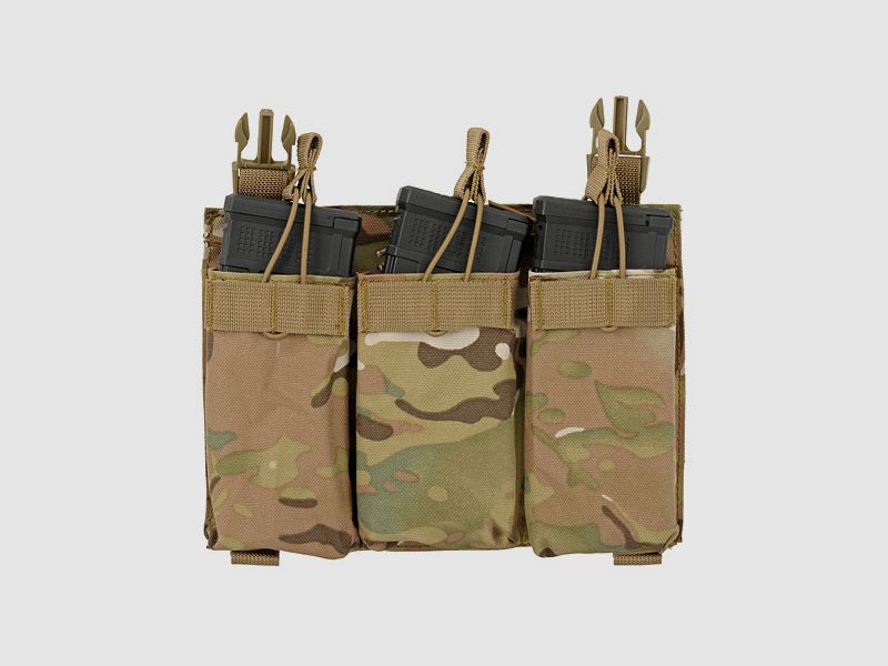 Buckle Up Triple 5.56 Pouch Panel - Multicamo [8FIELDS]