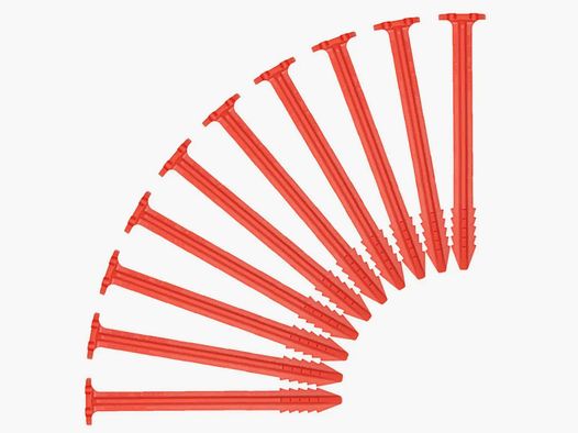 SwissPiranha Swiss Piranha Hering Set 10 Peg rot