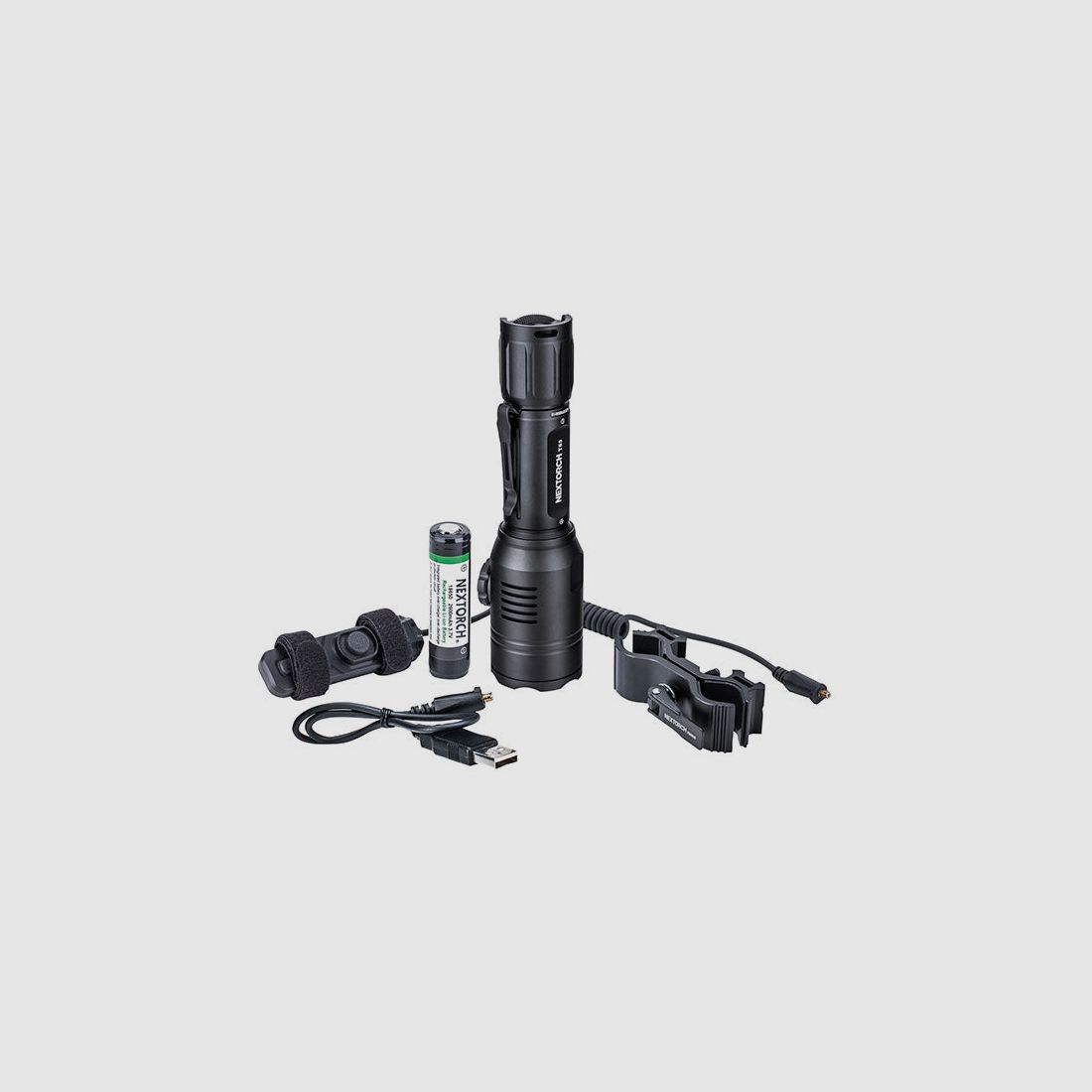 LED-Taschenlampen Jagd-Set T53 SET, 760 Lumen, weiss/grün/rot (inkl. Akku), Bild 1 von 11