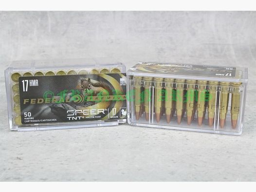 Federal Vital Shok .17HMR TNT HP 17gr. 1,1g 50 Stück Staffelpreise