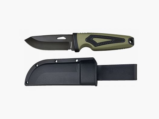 CUCHILLO DOBLE INYECCIÓN VERDE 8.50CM