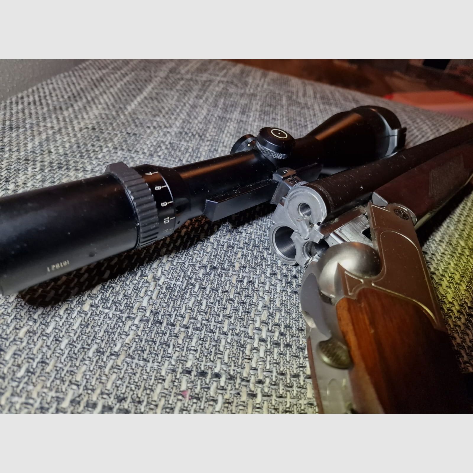 Krieghoff Plus Drilling mit EL 7x57R 12/70 22. Hornet
