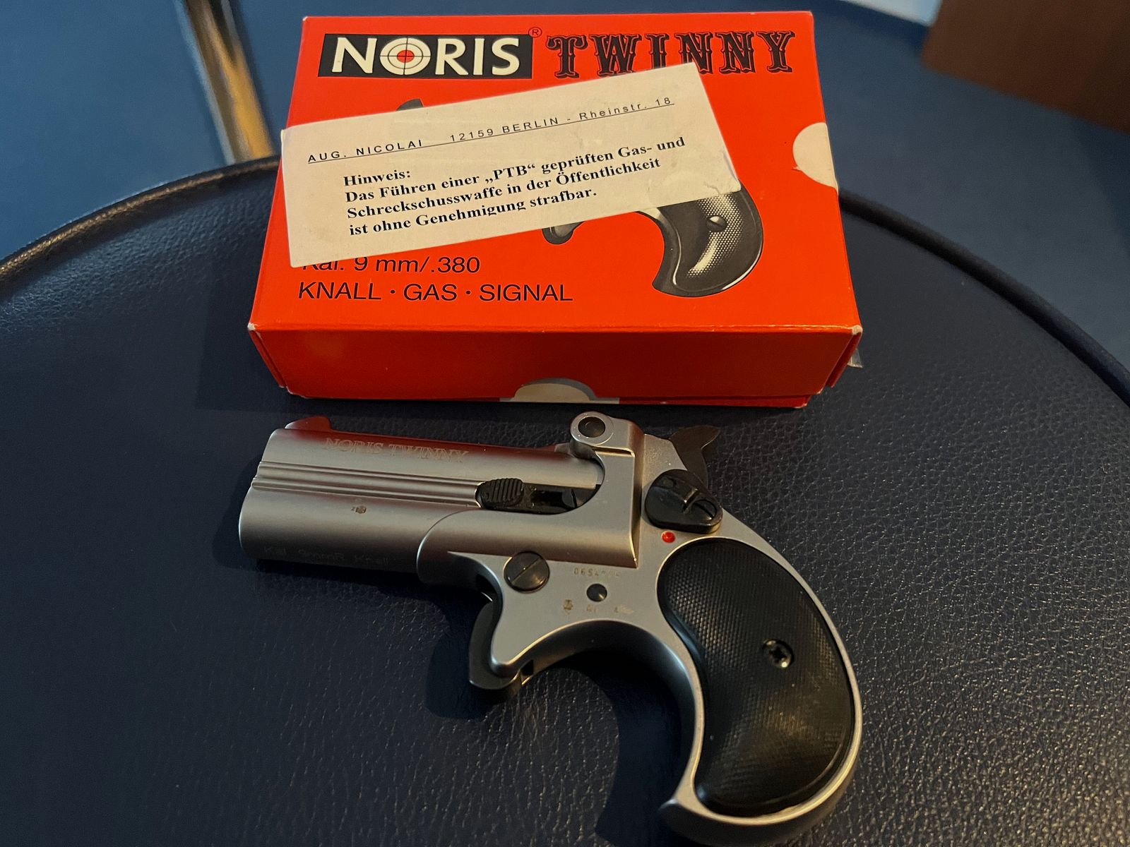 Röhm Noris Twinny Derringer Schreckschusspistole 9 mm