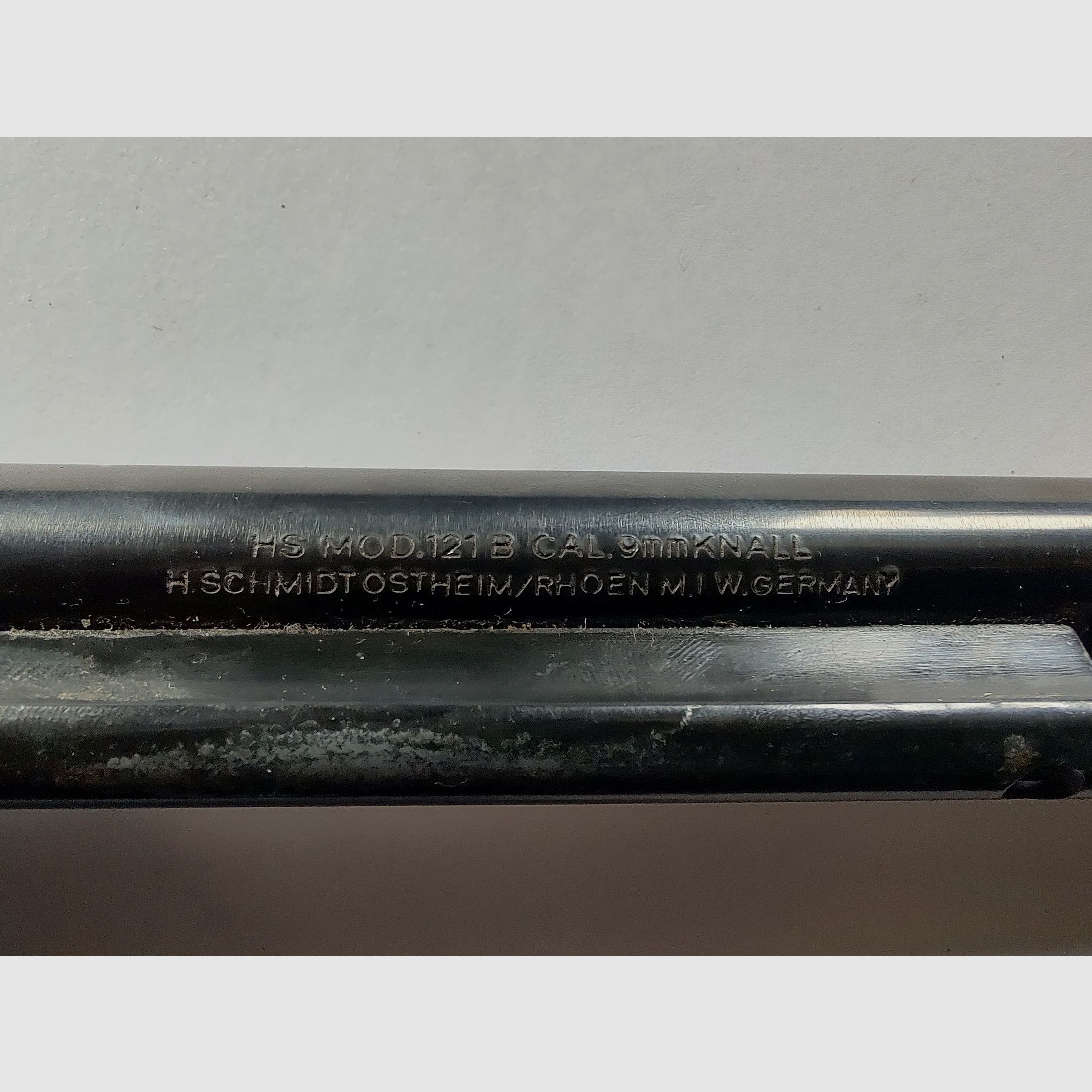  RARITÄT: Herbert Schmidt Mod. 121 Buntline Special | PTB 259 | Kal. 9mm R Knall | inkl. originaler Schulterstütze & historischem Kaufprospekt!