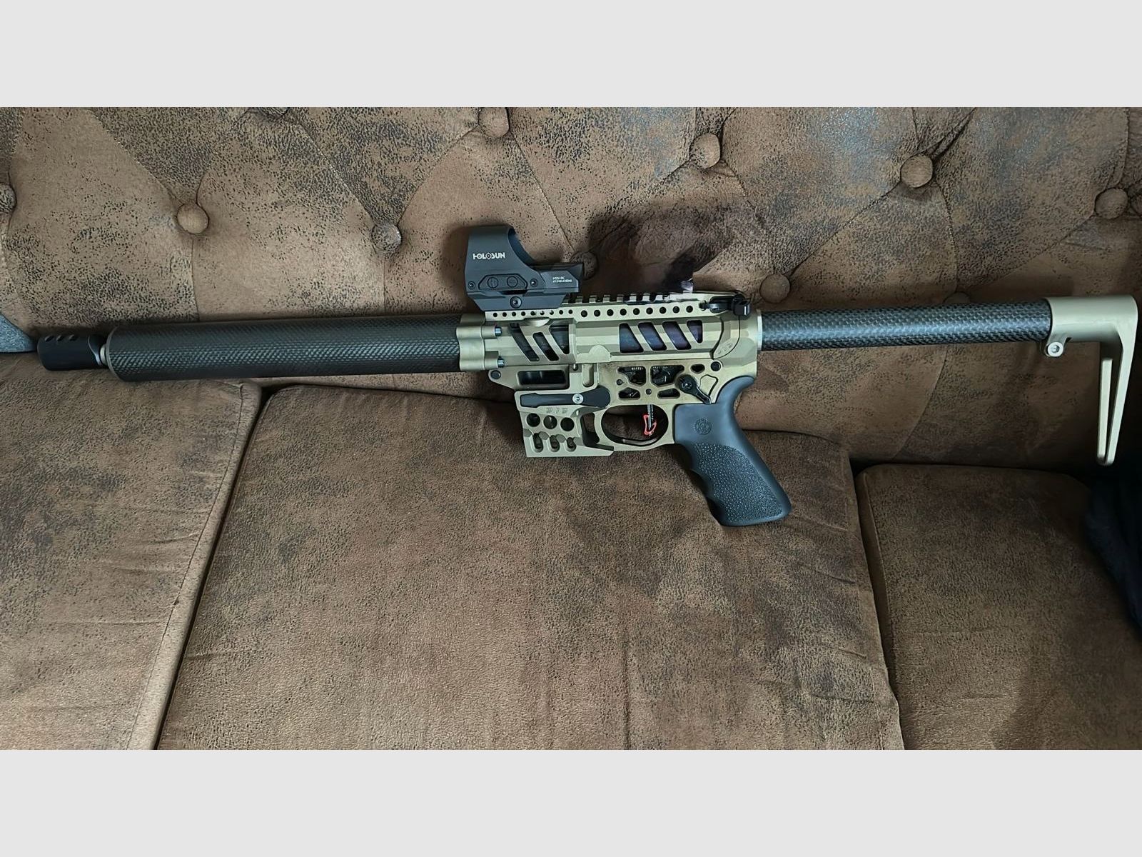 IPSC PCC Schoger Arms 9mm rifle 13" top condition AR15 race gun no Hera, Schmeisser, 3G Sports semi-automatic rifle JP-5 Hyperfire