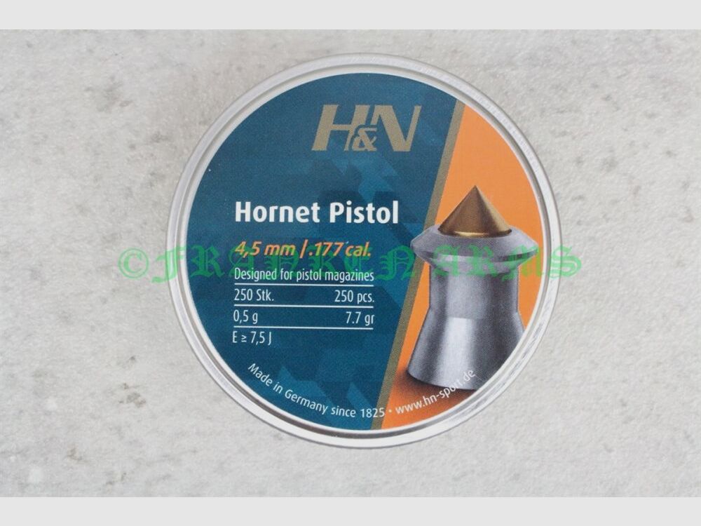 H&N Hornet Pistol 4.50mm 250 pieces bulk prices