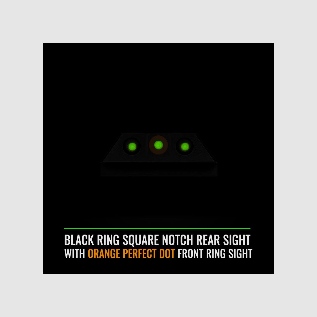 NIGHT FISION Glock Aimpoint COA 19/45/47 Stealth Tritium Sight 230-362 OB, Bild 6 von 6