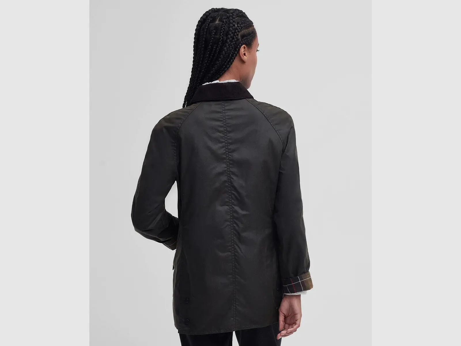 Barbour Classic Beadnell Wachsjacke, oliv, Bild 2 von 10