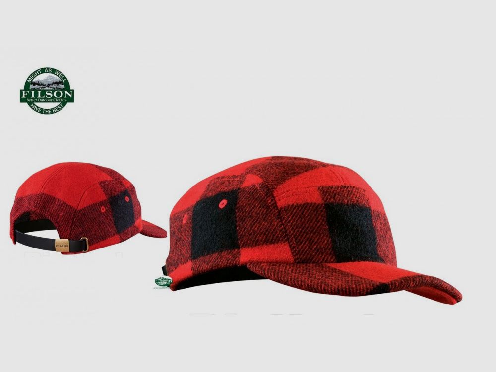 FILSON Kapelusz Mackinaw czerwono/czarny