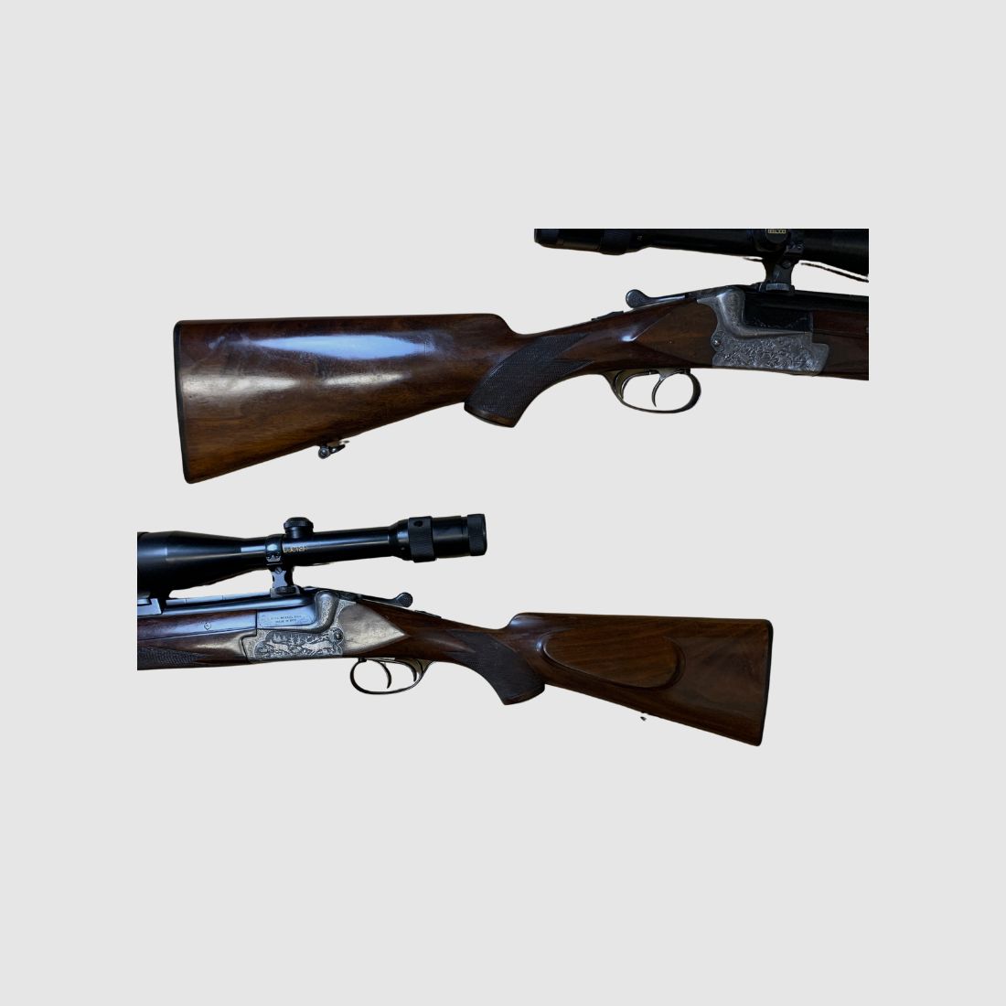 Bock rifle Merkel-Suhl cal. 8x57 IRS and 12/70