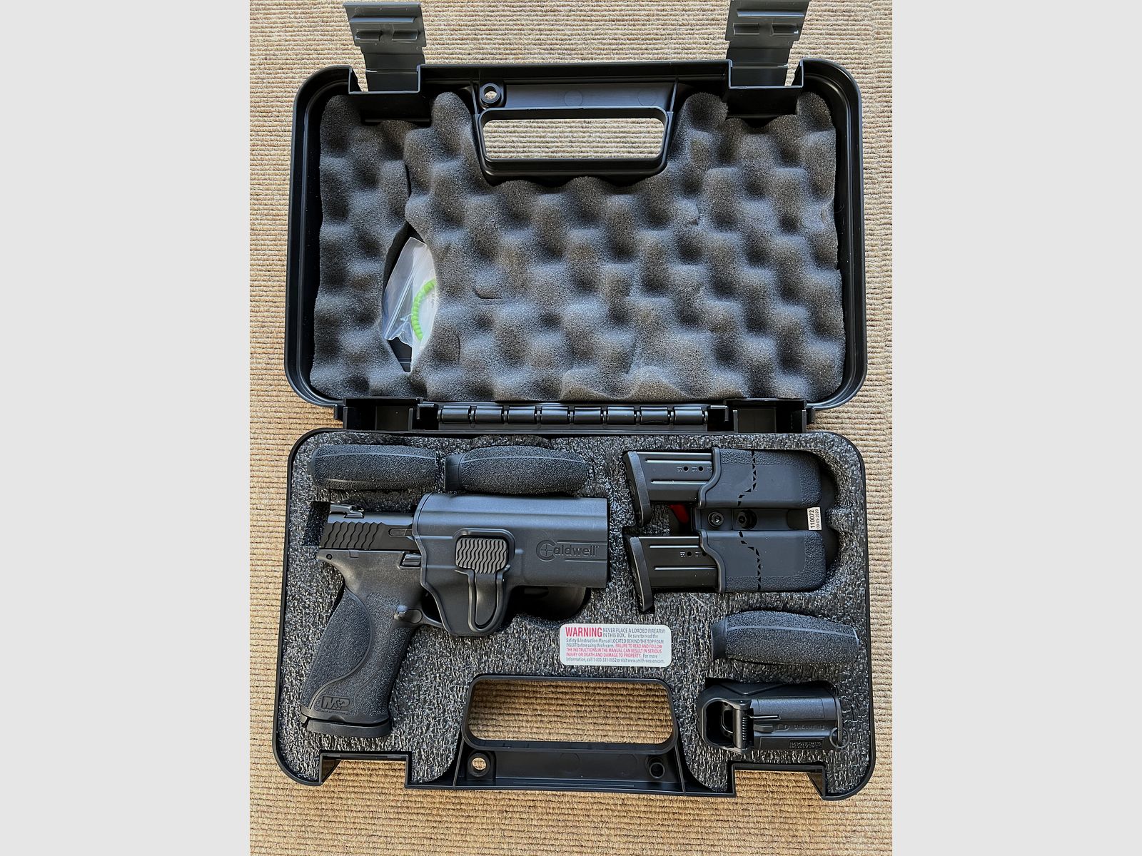 Smith & Wesson M&P 9 M2.0, Kit de transport et de tir
