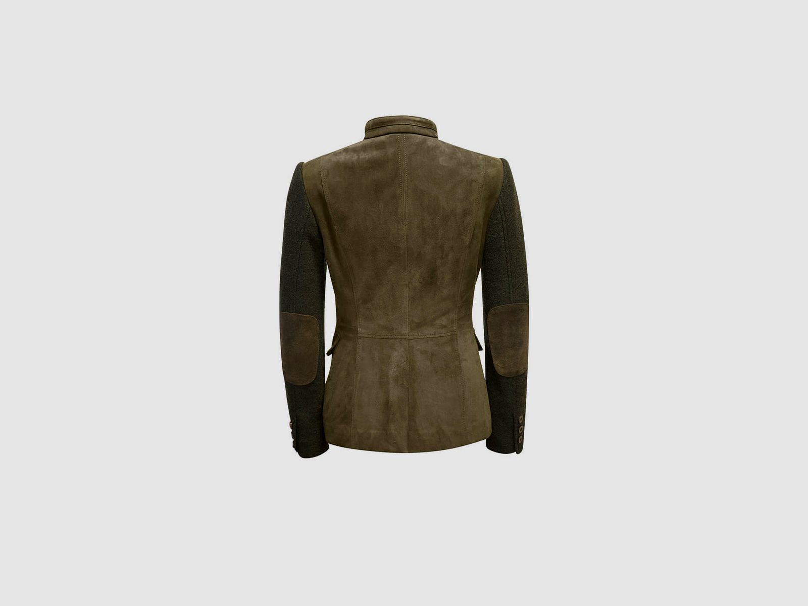 Giacca in Pelle Meindl Donna Vermont in Verde Scuro, immagine 3 di 6
